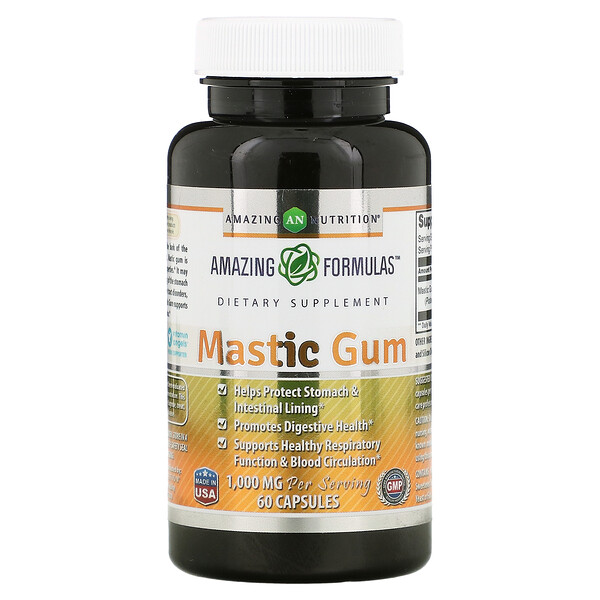 Amazing Nutrition Mastic Gum 500 mg 60 viên 7 amazing nutrition mastic gum 500 mg 60 capsules 108564