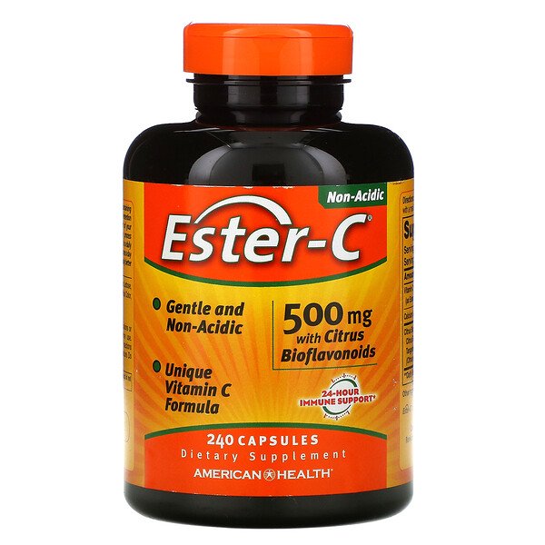 American Health Ester-C with Citrus Bioflavonoids 500 mg 240 viên 7 american health ester c with citrus bioflavonoids 500 mg 240 capsules 10241