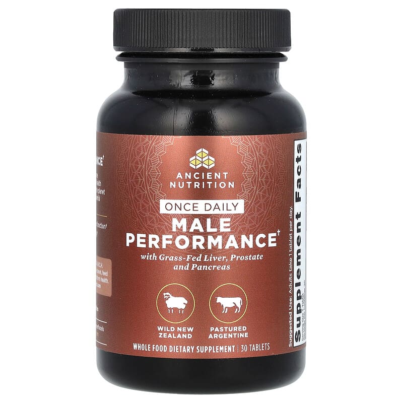 Ancient Nutrition Once Daily Male Performance 30 Tablets