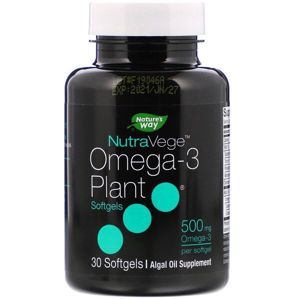 Ascenta NutraVege Omega-3 Plant 500 mg 30 Softgels 7 ascenta nutravege omega 3 plant 500 mg 30 softgels 83467