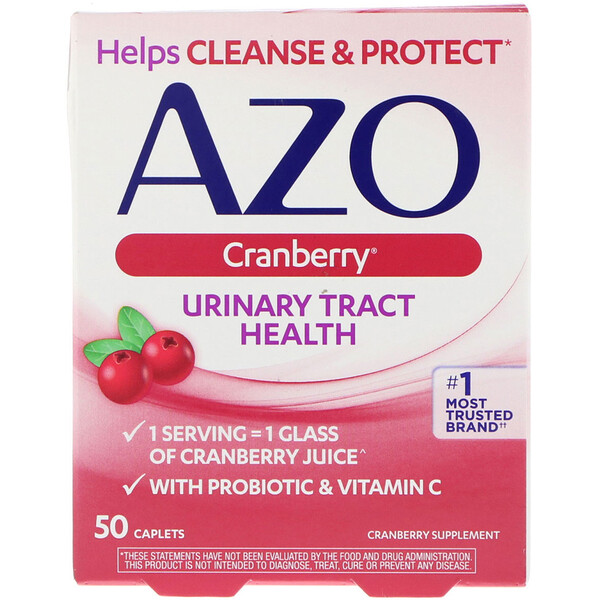 Azo Urinary Tract Health Cranberry 50 Caplets 7 azo urinary tract health cranberry 50 caplets 9612