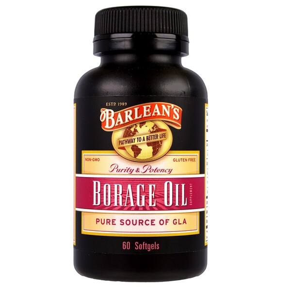 Barlean's Borage Oil 60 Softgels 7 barlean s borage oil 60 softgels 15791