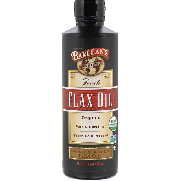 Barlean's Organic Fresh Flax Oil 16 oz (473 ml) 7 barlean s organic fresh flax oil 16 oz 473 ml 3535