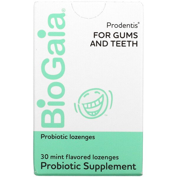 BioGaia Prodentis For Gums And Teeth Mint 30 Lozenges 7 biogaia prodentis for gums and teeth mint 30 lozenges 103148