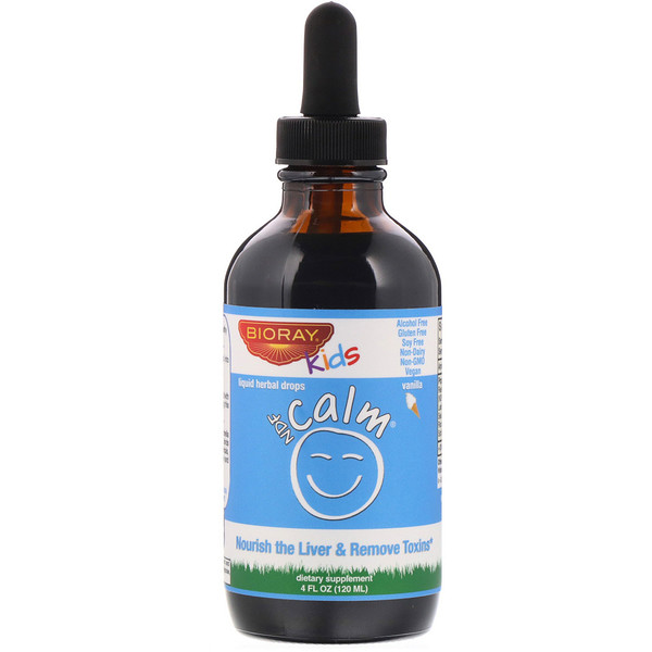 Bioray Kids NDF Calm Vanilla 4 oz (120 ml) 7 bioray kids ndf calm vanilla 4 fl oz 120 ml 54467