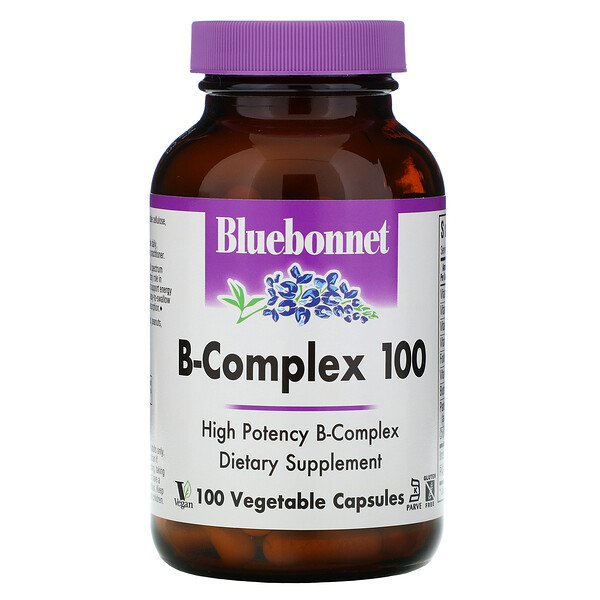 Bluebonnet Nutrition B-Complex 100 100 Vegetable viên 7 bluebonnet nutrition b complex 100 100 vegetable capsules 12484