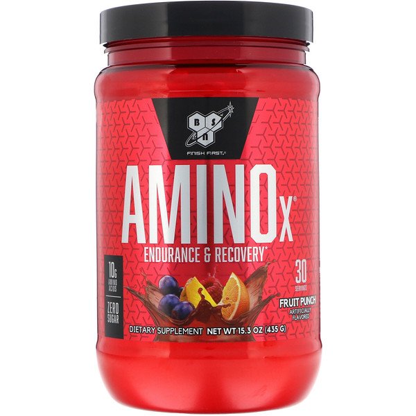 BSN AminoX Endurance & Recovery Fruit Punch 15.3 oz (435 g) 7 bsn aminox endurance recovery fruit punch 15 3 oz 435 g 39001