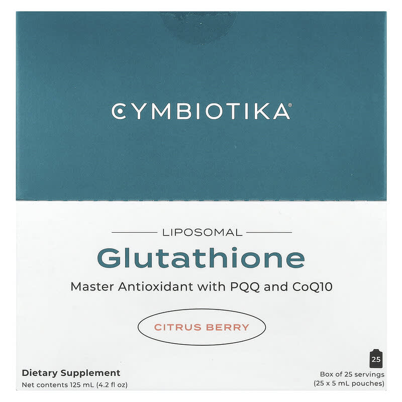 Cymbiotika Glutathione Liposomal Citrus Berry 25 Pouches