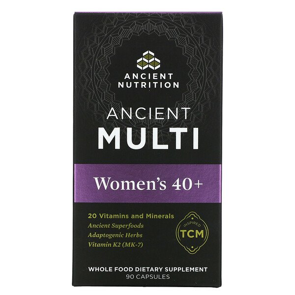Dr. Axe / Ancient Nutrition Ancient Multi Women's 40+ 90 viên 7 dr axe ancient nutrition ancient multi women s 40 90 capsules 107235