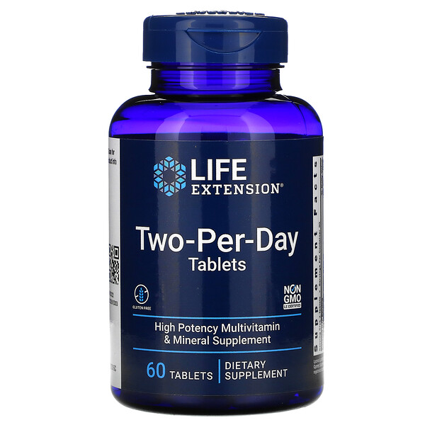 Life Extension Two-Per-Day Multivitamin 60 Tablets | XaXi