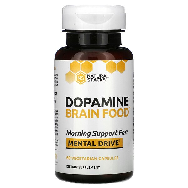 Natural Stacks Dopamine Brain Food 60 viên 7 natural stacks dopamine brain food 60 vegetarian capsules 104494