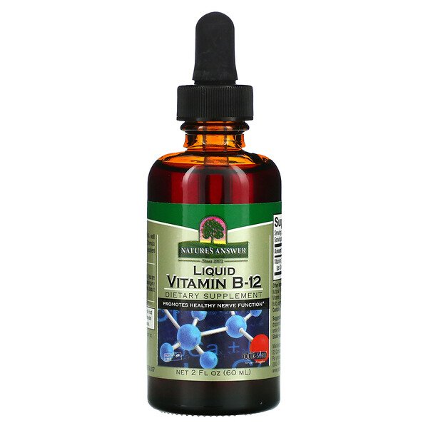 Nature's Answer Liquid Vitamin B12 2 fl oz (60 ml) XaXi