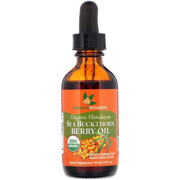 SeaBuckWonders Organic Himalayan Sea Buckthorn Berry Oil Intensive Cellular Care 1.76 oz (52 ml) 7 seabuckwonders organic himalayan sea buckthorn berry oil intensive cellular care 1 76 oz 52 ml 34916