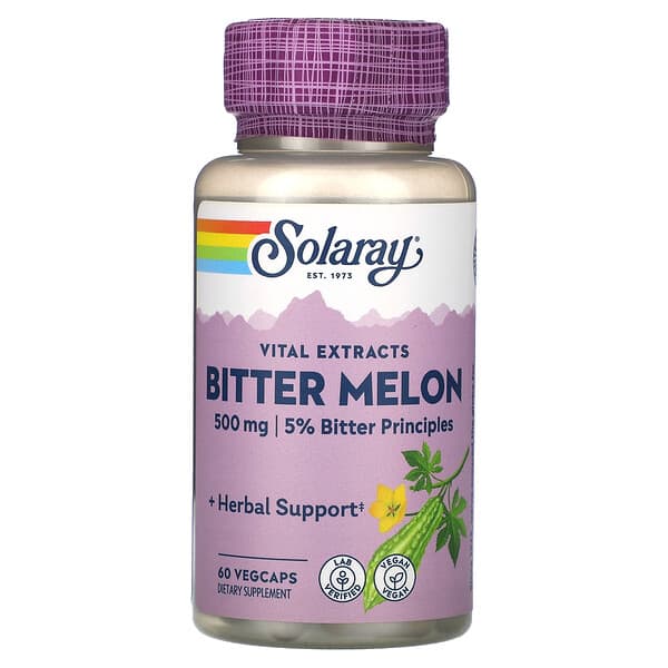 Viên uống đắng Melon 500mg Solaray 60 viên