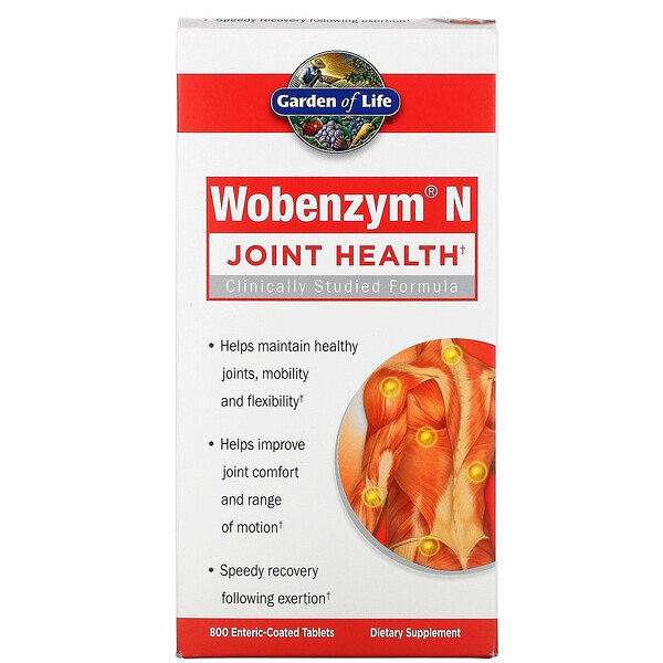 Wobenzym N Joint Health 800 Enteric-Coated viên 7 wobenzym n joint health 800 enteric coated tablets 10879