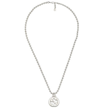 Dây chuyền Gucci Interlocking G Silver 3 gucci interlocking g necklace in silver ybb479217001