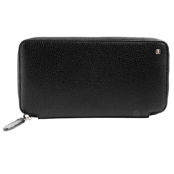 Mua túi Bally Girk Black Leather Travel Wallet sale