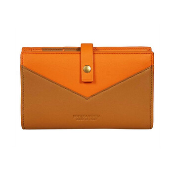 Mua túi Bottega Veneta Bi-Colour Nappa Leather French Wallet sale