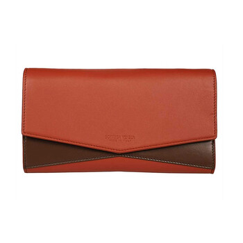 Mua túi Bottega Veneta Nữ Bicolor Leather Wallet With Strap sale