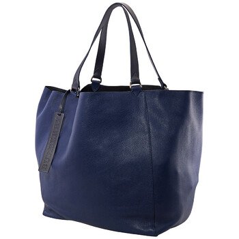 Mua túi Burberry Bright Ultramarine Billings Leather Tote sale