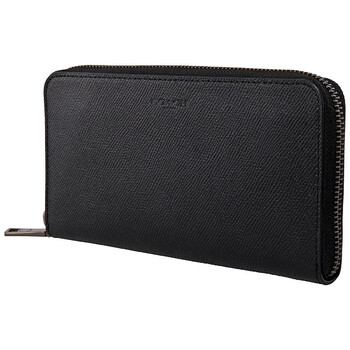 Mua túi Coach Black Nam Accordion Wallet In Crossgrain Leather sale