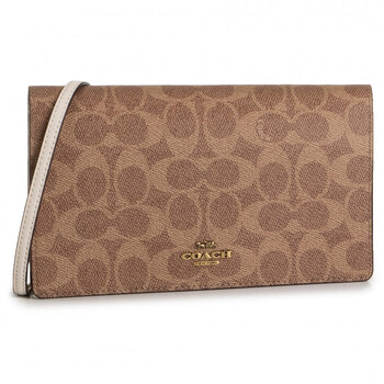 Mua túi Coach Nữ Hayden Foldover Chalk/Tan Crossbody Clutch sale