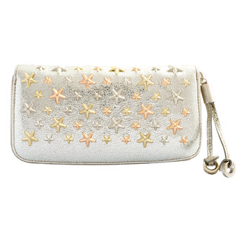 Mua túi Jimmy Choo Filipa Star-stud Embossed Leather Wallet sale