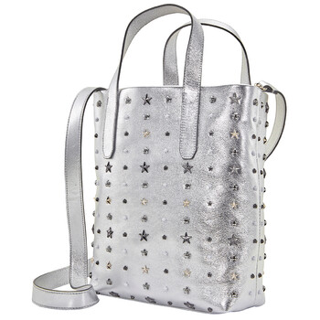 Mua túi Jimmy Choo Nữ Sofia Tote Bag In Silver Mix sale