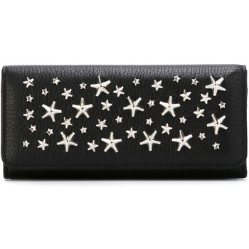 Mua túi Jimmy Choo Nino Black Star Studs Long Wallet sale