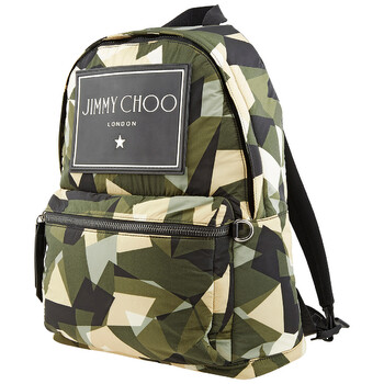 Mua túi Jimmy Choo Wilmer Camouflage Print Backpack sale