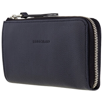 Mua túi Longchamp Nữ Zip-around Wallet in Blue sale