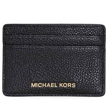 Mua túi Michael Kors Money Pieces Leather Card Holder- Black sale