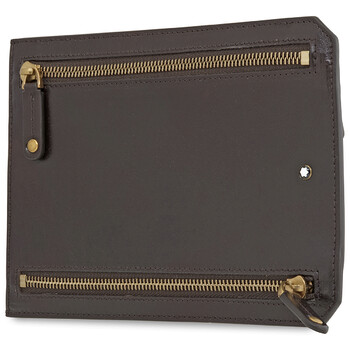 Mua túi Montblanc 1926 Heritage Multicurrency Pouch- Dark Brown sale