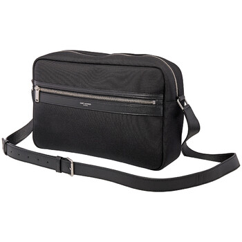 Túi Saint Laurent Black Ysl Sid Canvas Messenger Bag XaXi