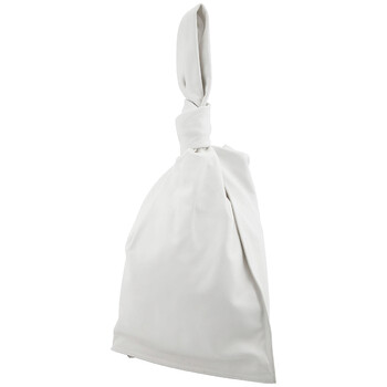 Mua túi Bottega Veneta White Nữ BV Twist Knotted Handle Clutch Bag sale