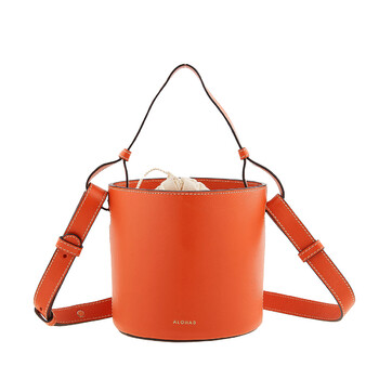 Mua túi Alohas Ladies Pomelo Orange The U - Brown Leather Handbag sale