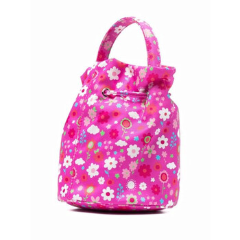 Mua túi Balenciaga Ladies Fuchsia Floral-print Bucket Bag sale