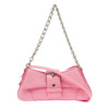 Mua túi Balenciaga Lindsay Bag With Shoulder Strap In Soft Matt Calfskin Pink sale