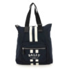 Mua túi Bally Fallie Navy Logo Print Nylon Tote Bag sale