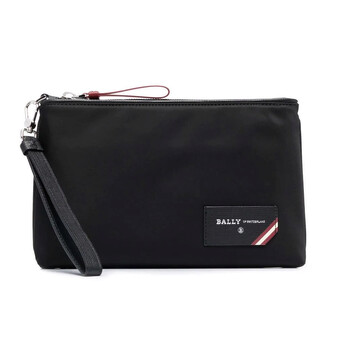 Mua túi Bally Men's Black Ferrel Leather Clutch Bag sale