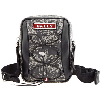 Mua túi Bally Men's Ranger Fabric And Leather One Shoulder Crossbody Bag sale