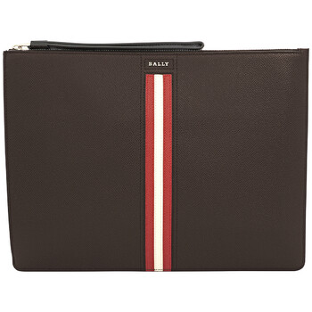 Mua túi Bally Men's Thalden Coffee Logo-Plaque Clutch Bag sale