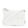 Mua túi Bottega Veneta Ladies White Mini Intreccio Leather Candy Cassette Crossbody sale