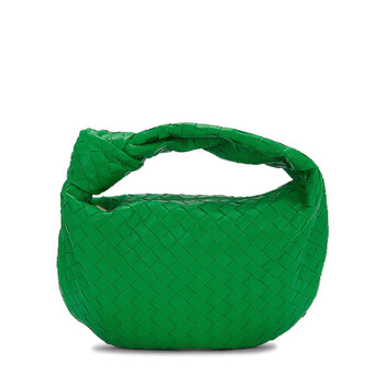Mua túi Bottega Veneta Parakeet Intrecciato Leather Teen Jodie Shoulder Bag sale