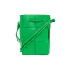 Mua túi Bottega Veneta Parakeet Mini Intreccio Leather Bucket Bag sale