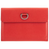 Mua túi Burberry Bright Red D-ring Leather Pouch with Zip Coin Case sale
