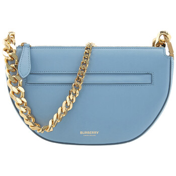 Mua túi Burberry Ladies Blue Topaz Leather Olympia Bag sale