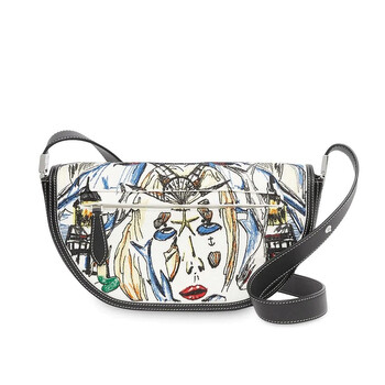 Mua túi Burberry Ladies Mermaid Print Olympia Bag sale