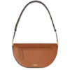 Mua túi Burberry Ladies Warm Tan Small Two-tone Leather Olympia Bag sale