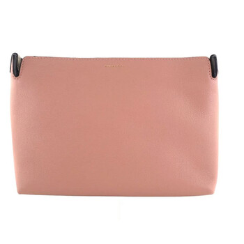 Mua túi Burberry Medium Tri-tone Leather Clutch In Dusty Rose/Limestone sale